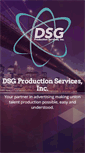 Mobile Screenshot of dsgproductionservices.com